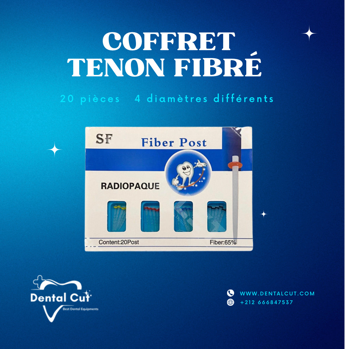 TENON FIBRÉ COFFRET DE 20 PIECES