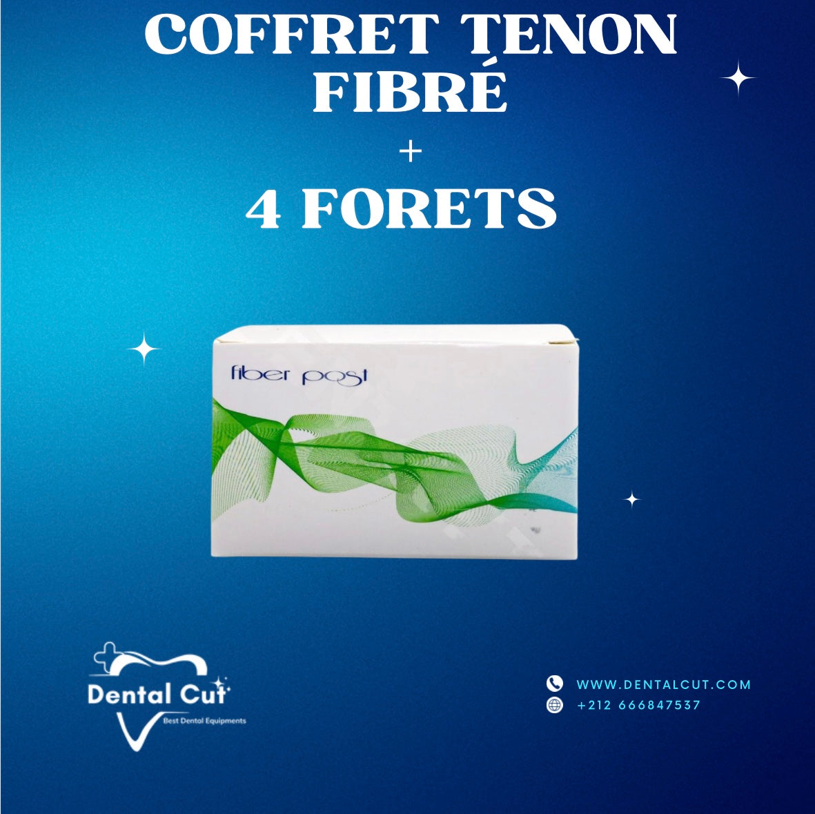 Coffret de TENON FIBRÉ COFFRET DE 25 PIECES + 4 FORETS