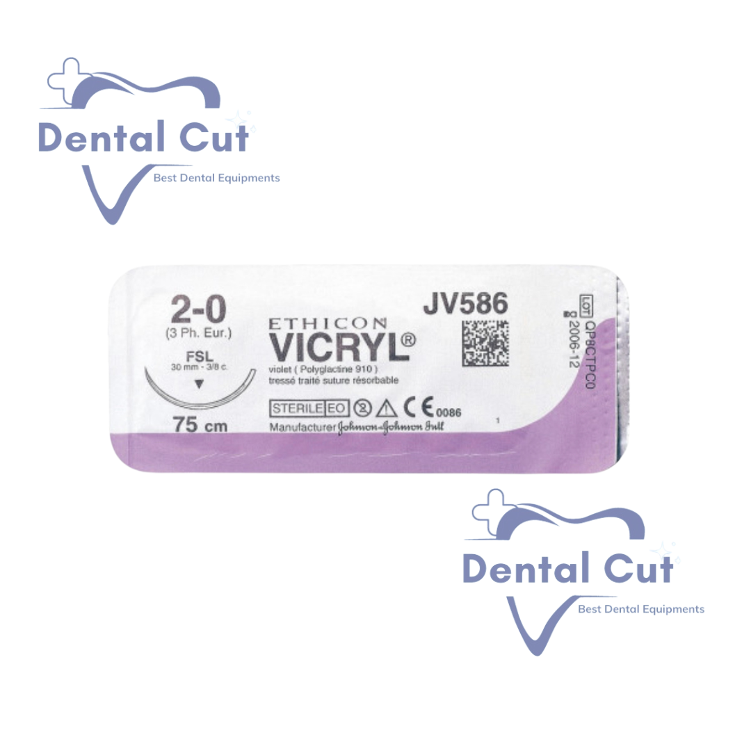 Fils de suture Vicryl - 3/0 75 cm 16mm 3/8 cercle